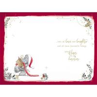 Brilliant Grandson Verse Me to You Bear Christmas Card Extra Image 1 Preview